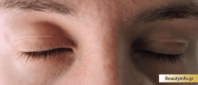 Εδώ φαίνονται τα μάτια μου με τη μάσκαρα
