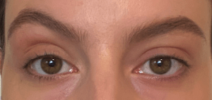 Πριν την εφαρμογη μάσκαρας